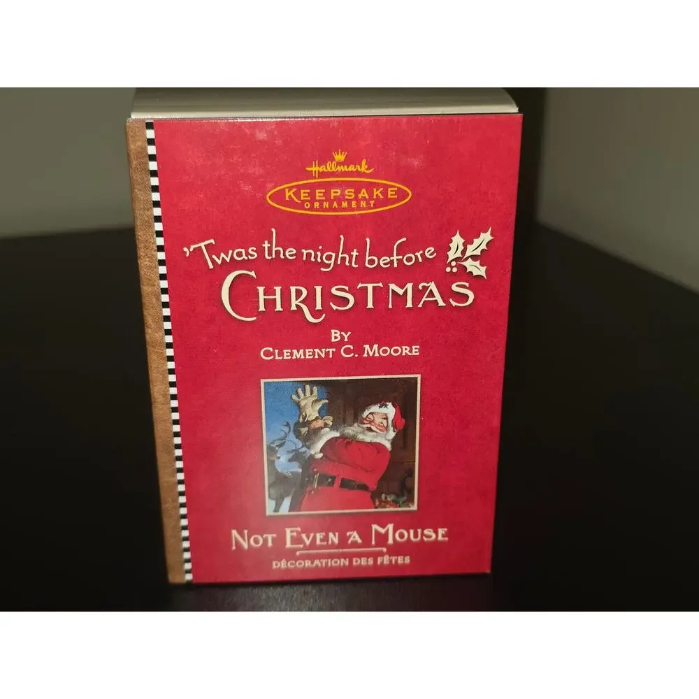 Hallmark Keepsake Ornament Not Even a Mouse 'Twas the Night Before Christmas NIB